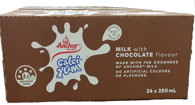Anchor CalciYum Chocolate Flavoured Milk 24 x 250ml