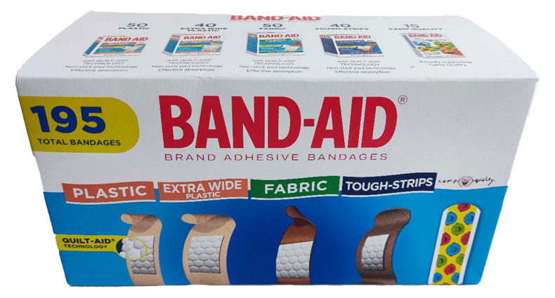 Band-Aid Adhesive Bandages 195 Count