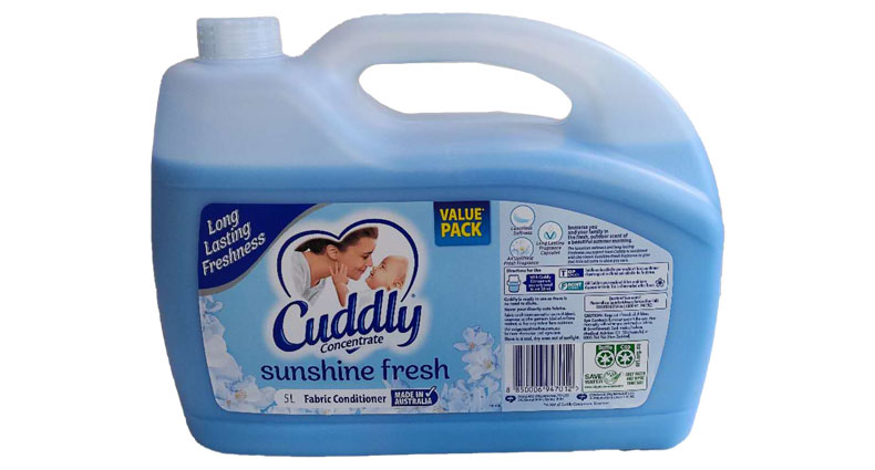 Cuddly Concentrate Sunshine Fresh Fabric Conditioner 5L