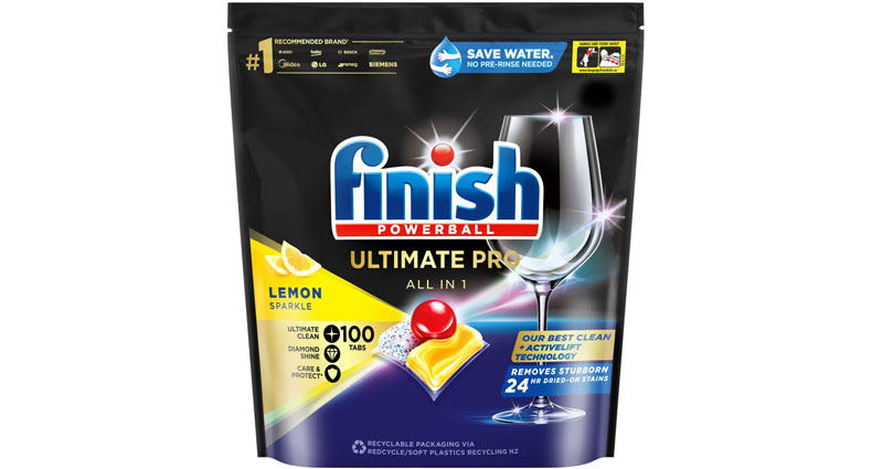 Finish Ultimate Pro Dishwashing Lemon Sparkle 100 Tablets