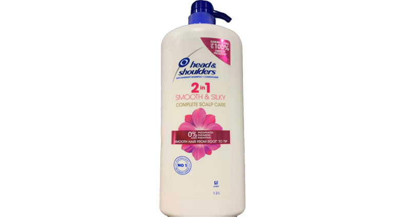 Head & Shoulders Smooth and Silky 2 in 1 Shampoo + Conditioner 1.2L