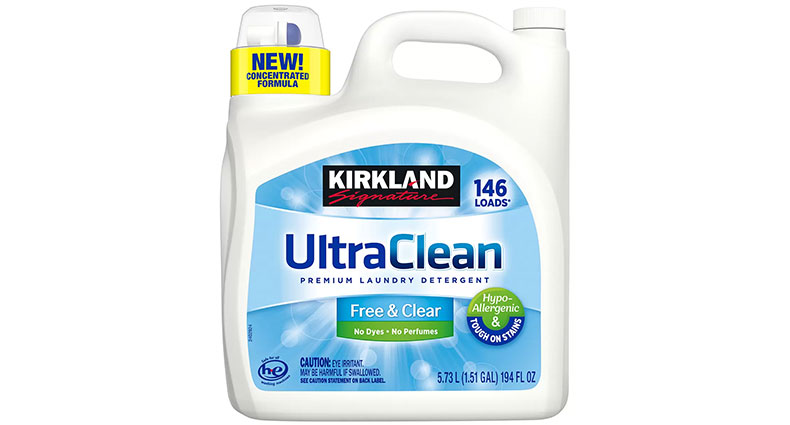 Kirkland Signature Free & Clear Laundry Liquid 5.73L 146 Loads