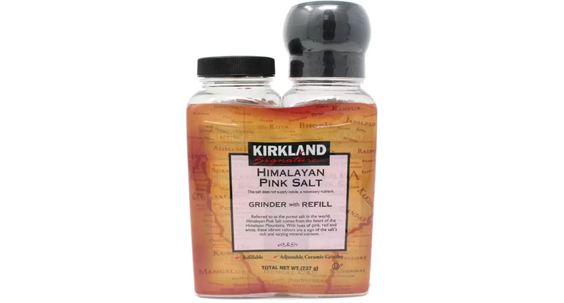 Kirkland Signature Himalayan Pink Salt Grinder with Refill 737g