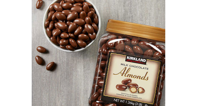 Kirkland Signature Milk Chocolate Almonds 1.36kg-2