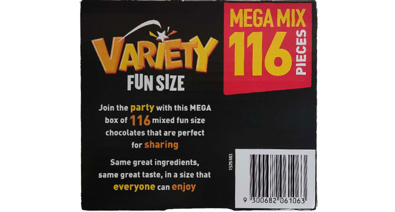 Mars Variety Mega Mix 116 Pieces 1.6kg-1