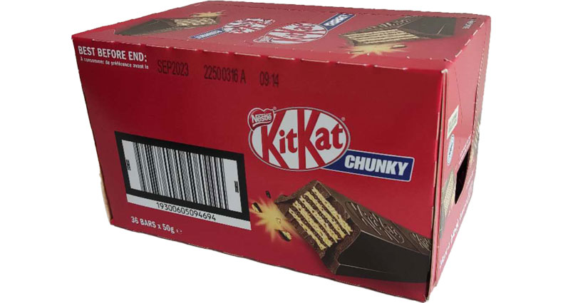 Nestle KitKat Milk Chocolate Chunky Bar 36 x 50g