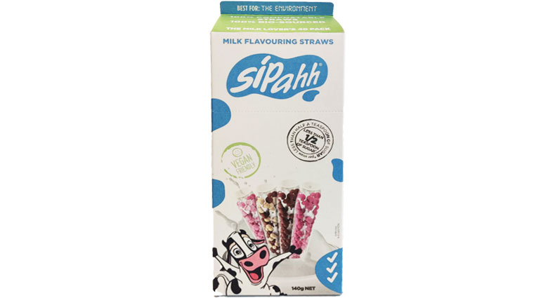 Sipahh Milk Flavour Straws 40CT