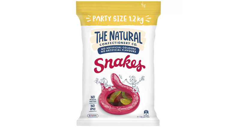The Natural Confectionery Company Snakes 1.2kg