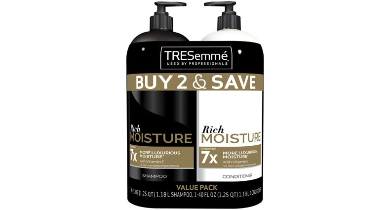 Tresemme Moisture Rich Shampoo & Conditioner 2 x 1.18L