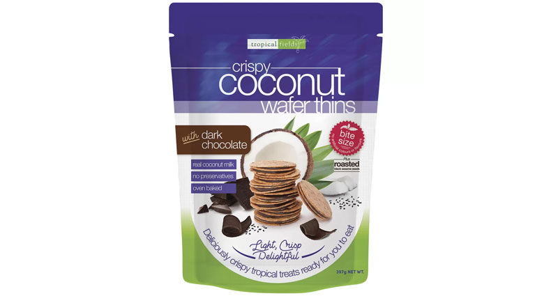 Tropical Fields Coconut Wafer Thins 397g