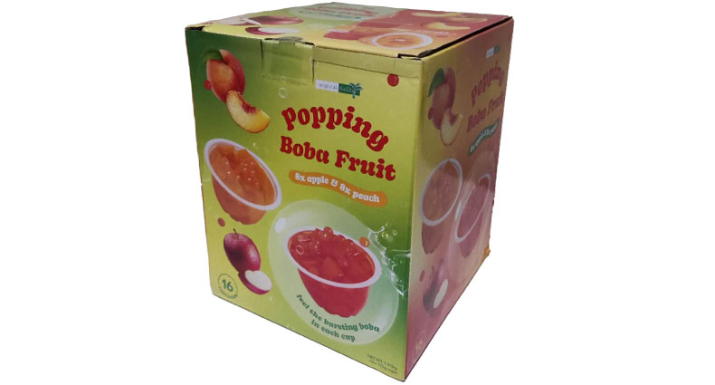 Tropical Fields Popping Boba Fruit Cups 16 x 113g