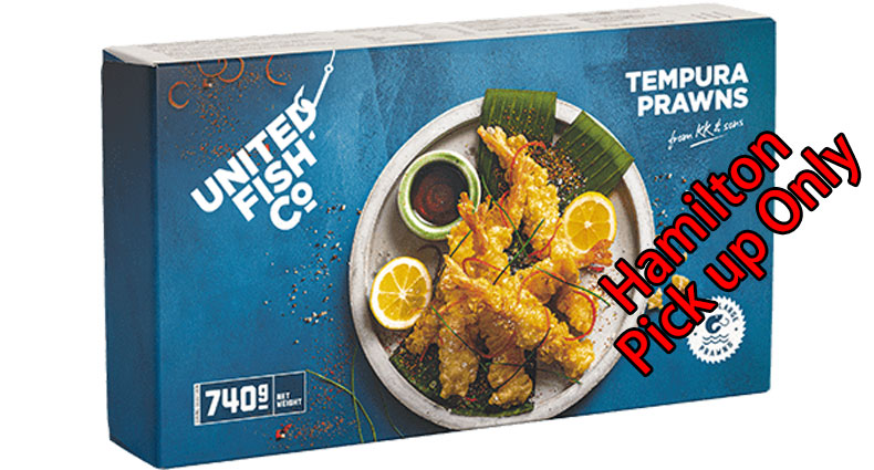 United Fish Co Tempura Prawns 740g